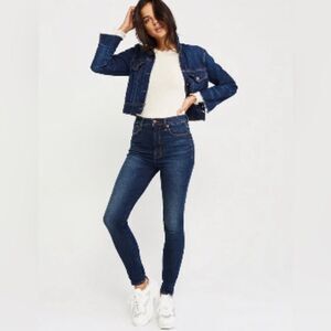Abercrombie & Fitch dark wash super skinny jeans
